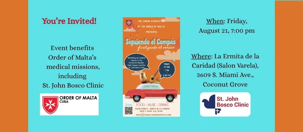 You're Invited! Order of Malta "Siguiendo el Compás" Party